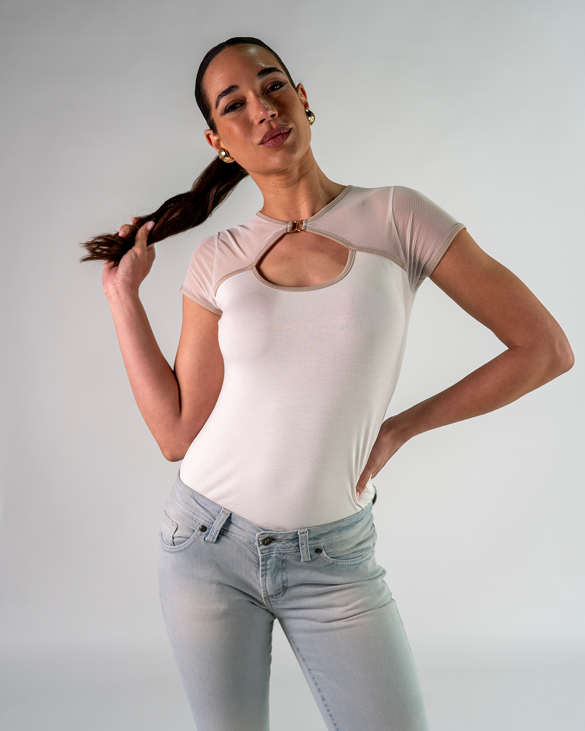 Top con Scollo Tondo