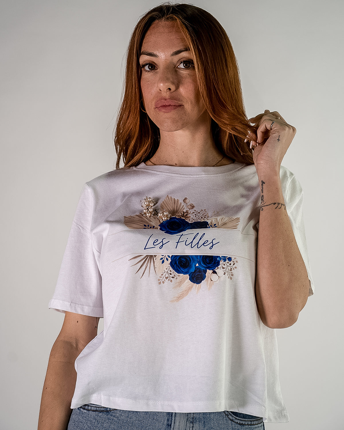 T-shirt Blue Rose