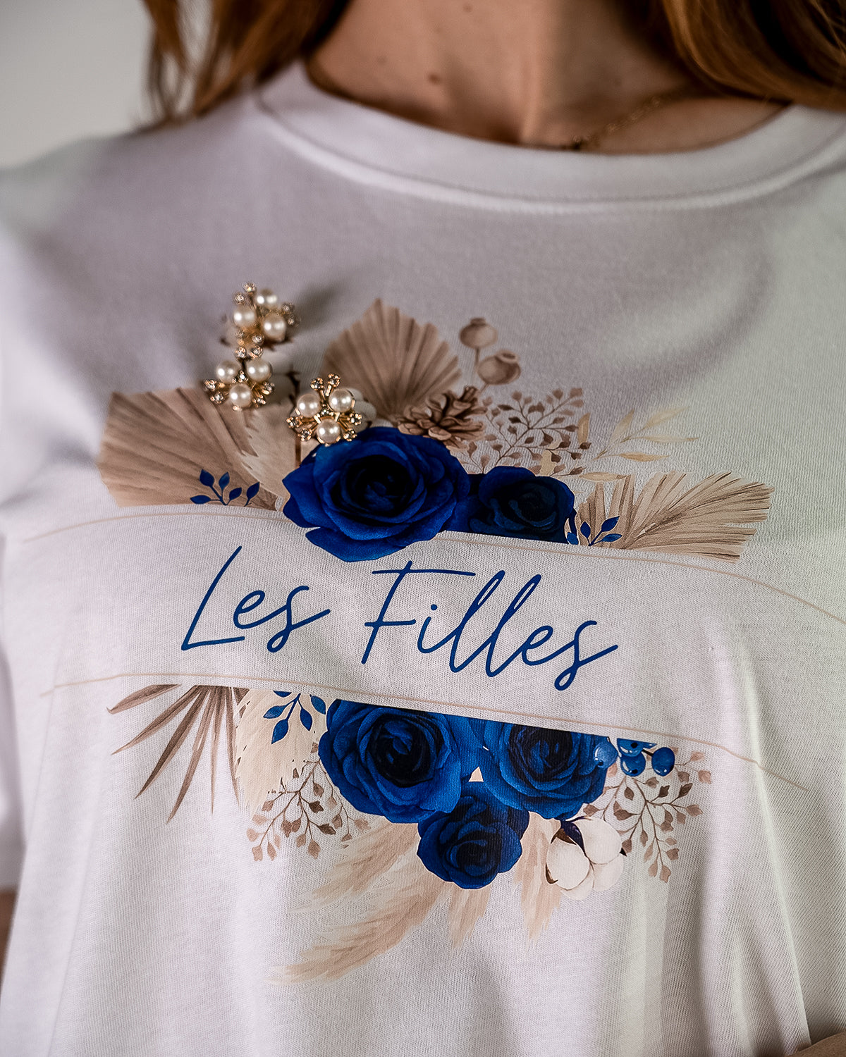 T-shirt Blue Rose