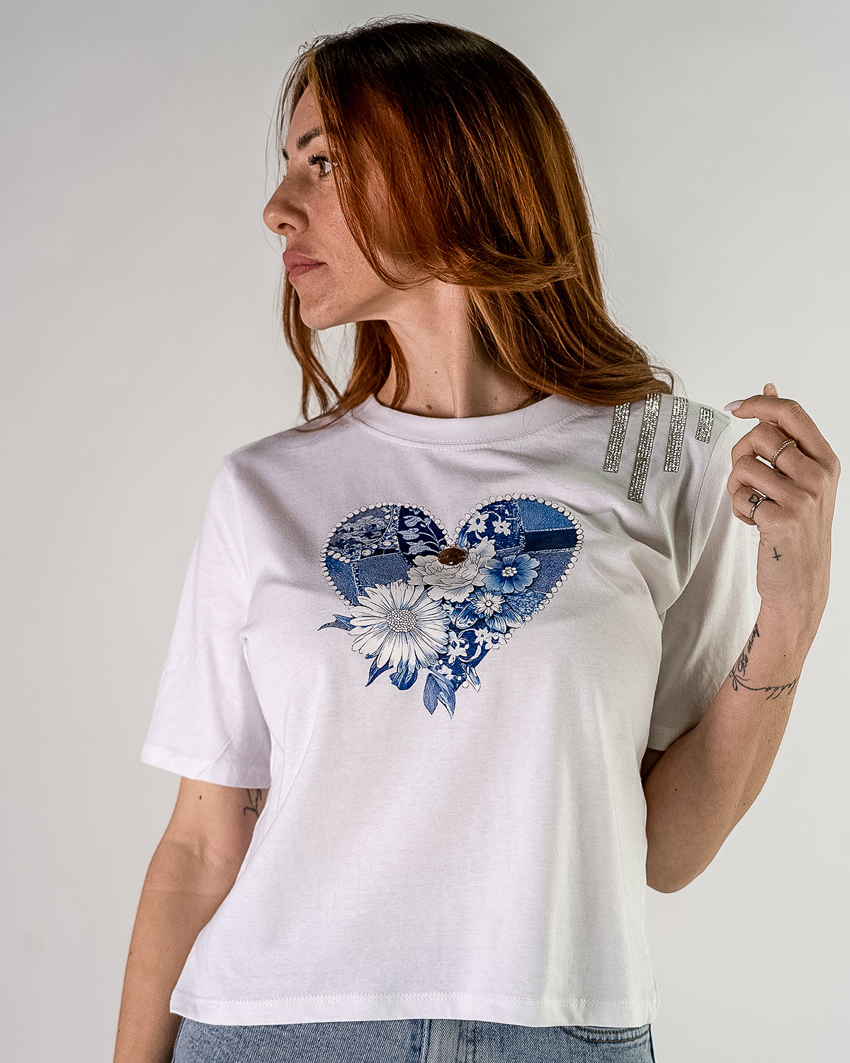 T-shirt in cotone Margherita