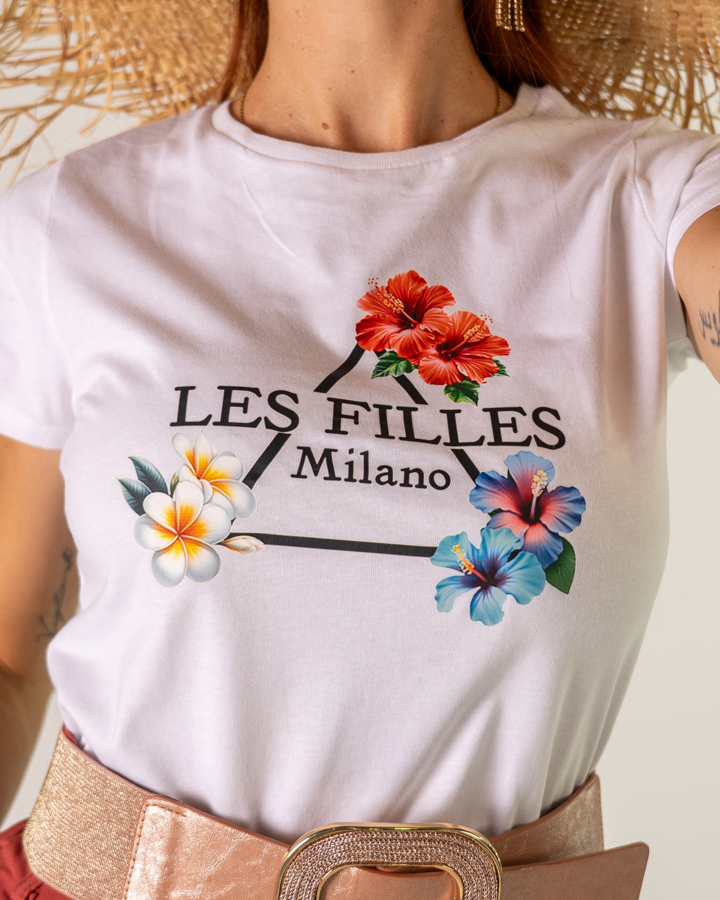 T-shirt les filles Tropicale