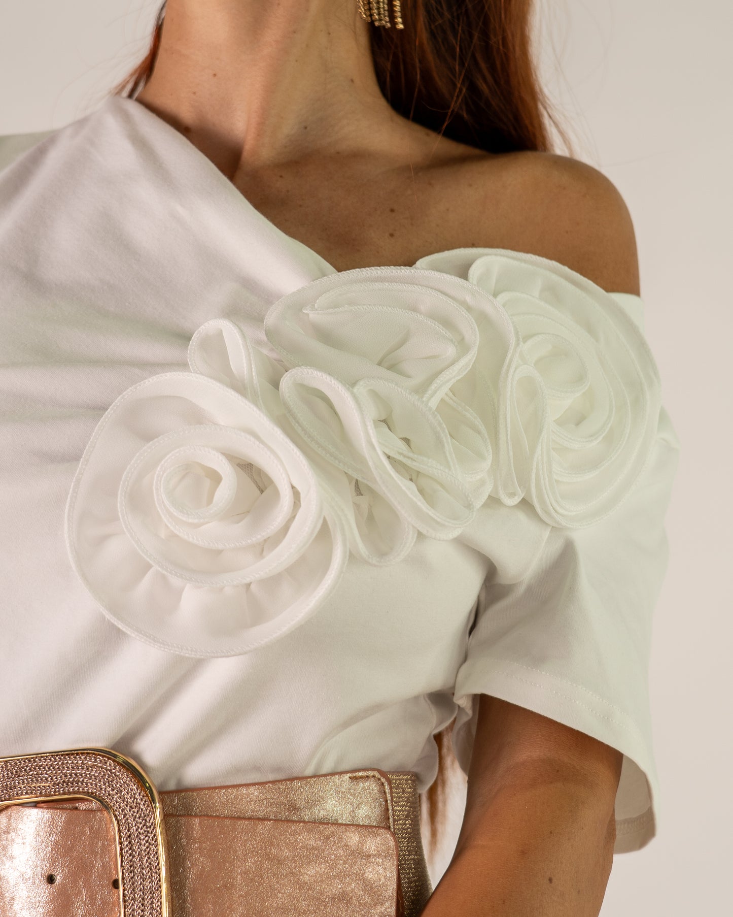 T-shirt Monospalla Fiore