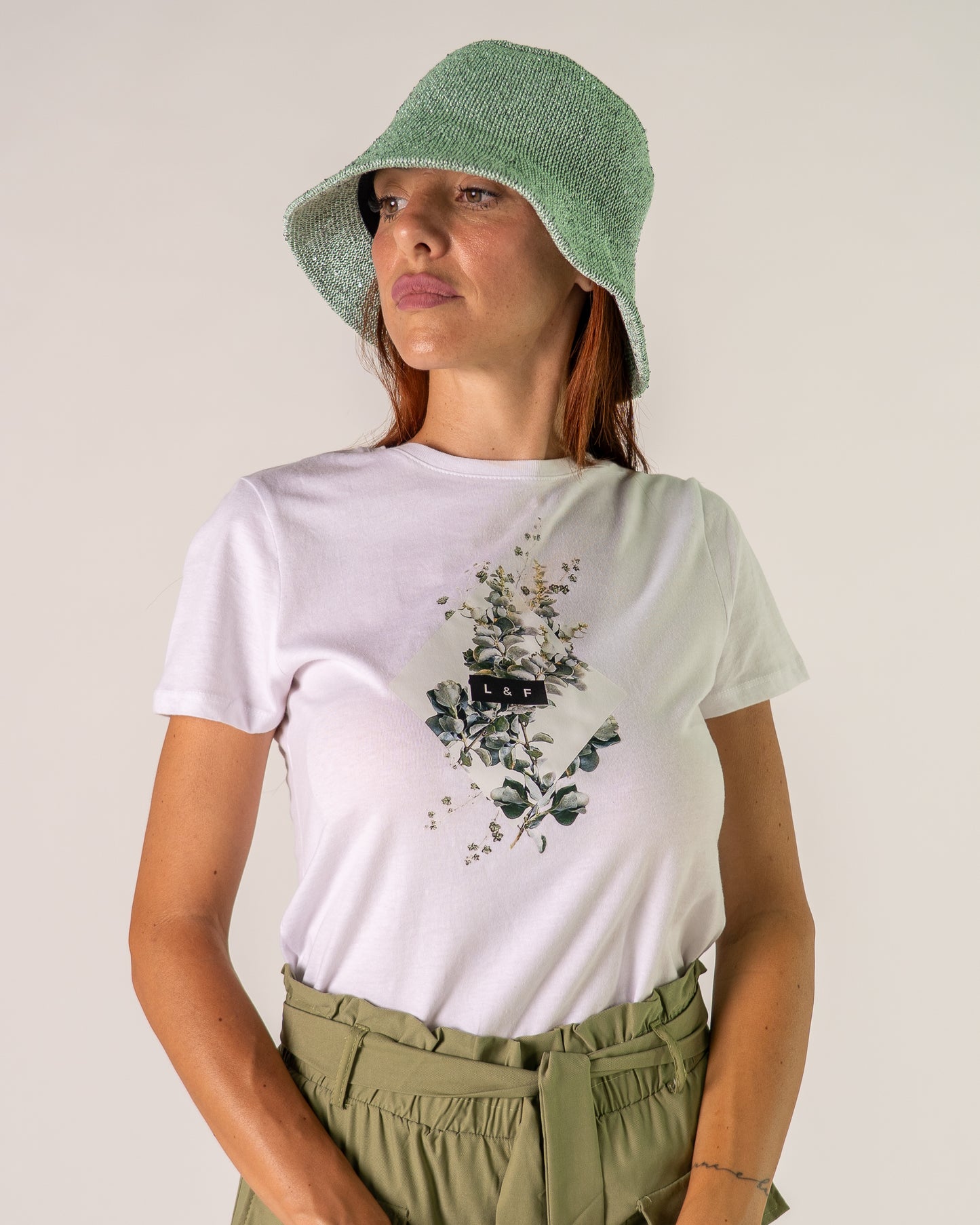 T-Shirt in Cotone Ramo