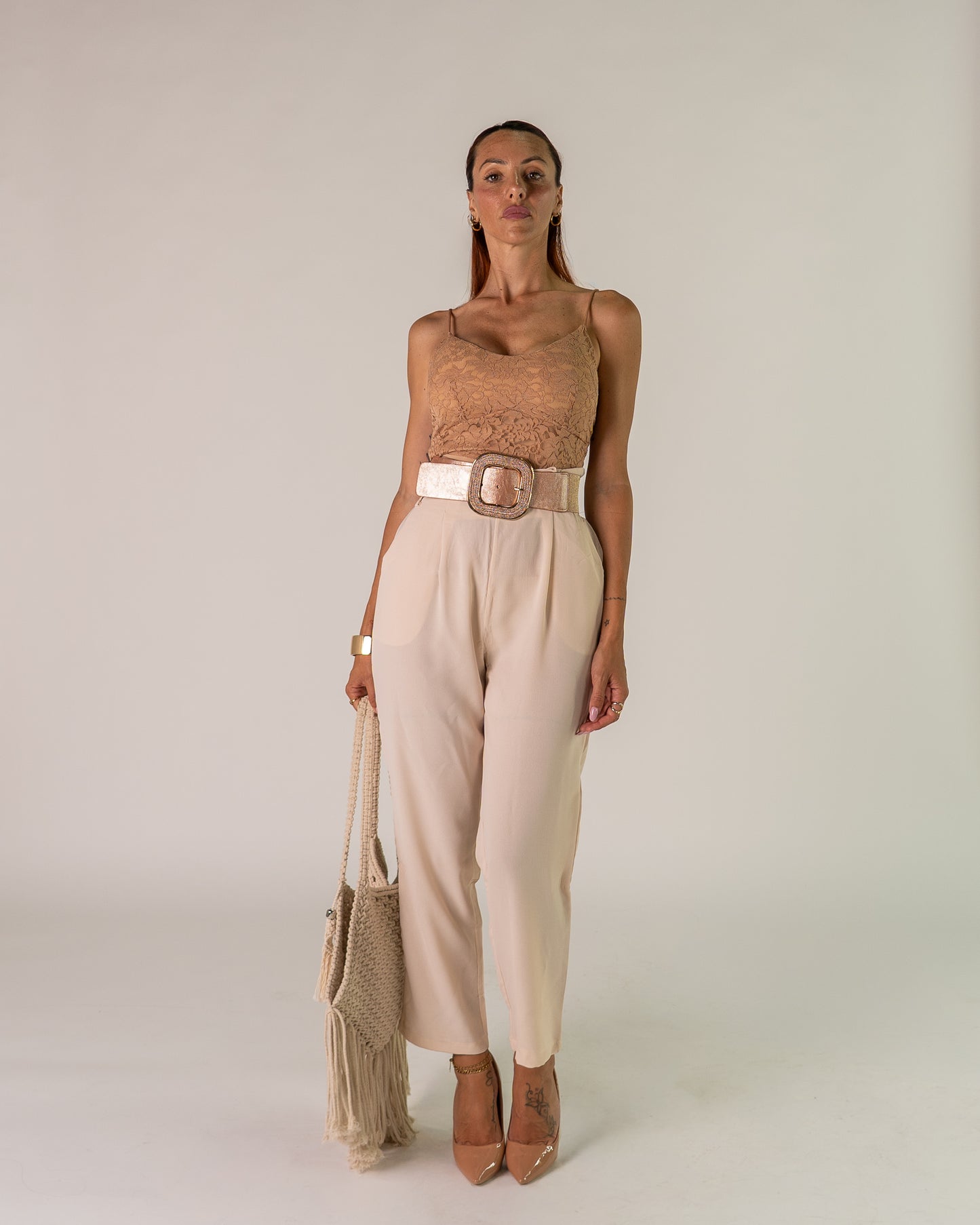 Top Crochet Capri