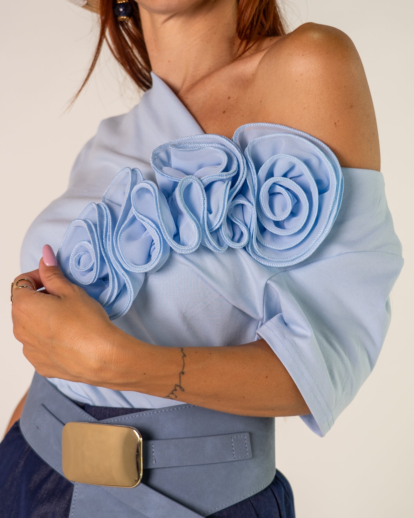 T-shirt Monospalla Fiore