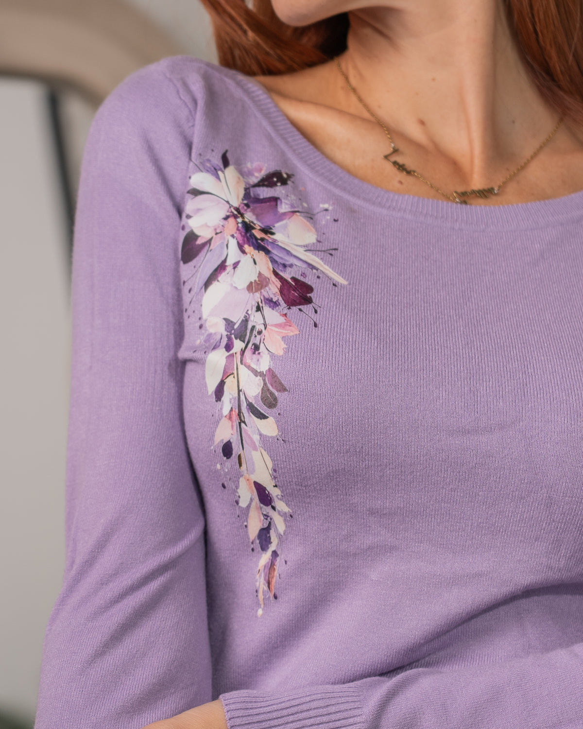 Maglia Rasata Orchidea
