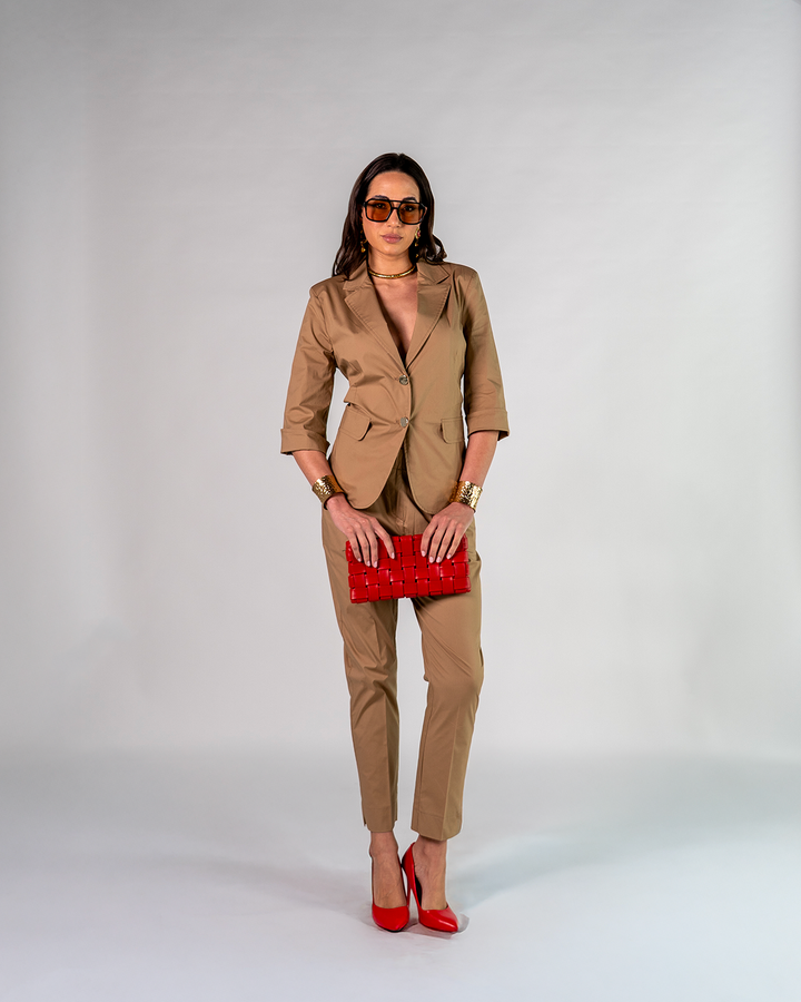 Blazer Slim Fit Manica 3/4