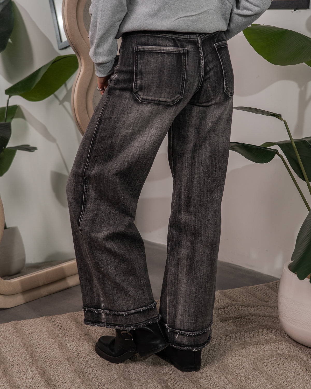 Jeans sfumato grigio/nero F/W