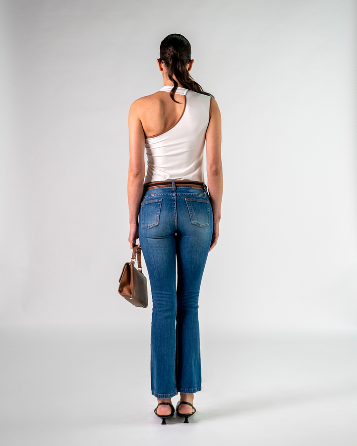 Top Halter con Anello