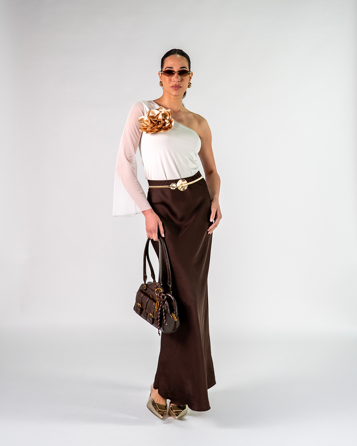 Top Monospalla con Fiore