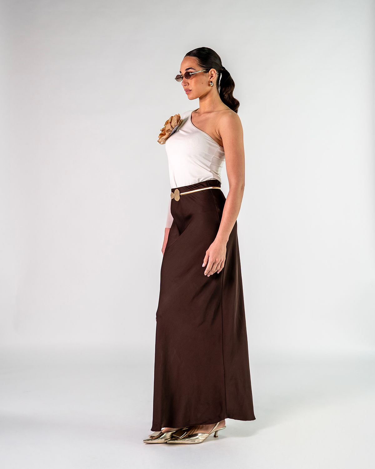Top Monospalla con Fiore
