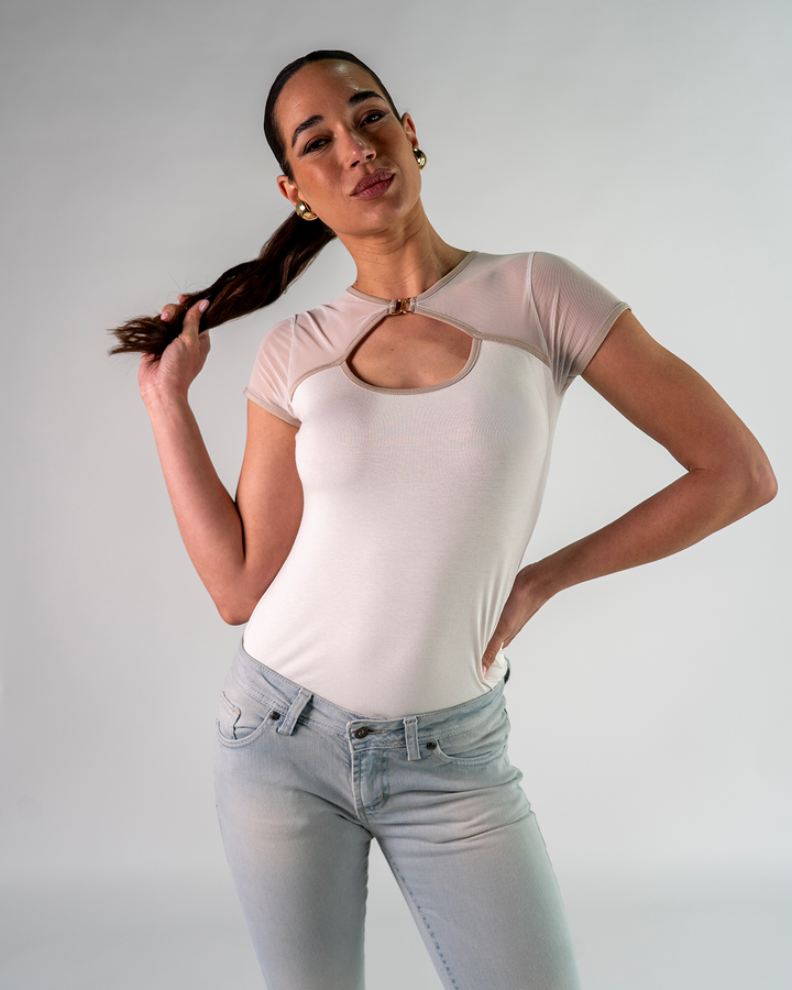 Top con Scollo Tondo