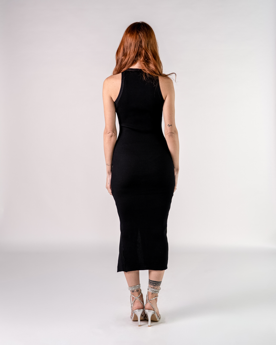 Abito Midi con Spacco