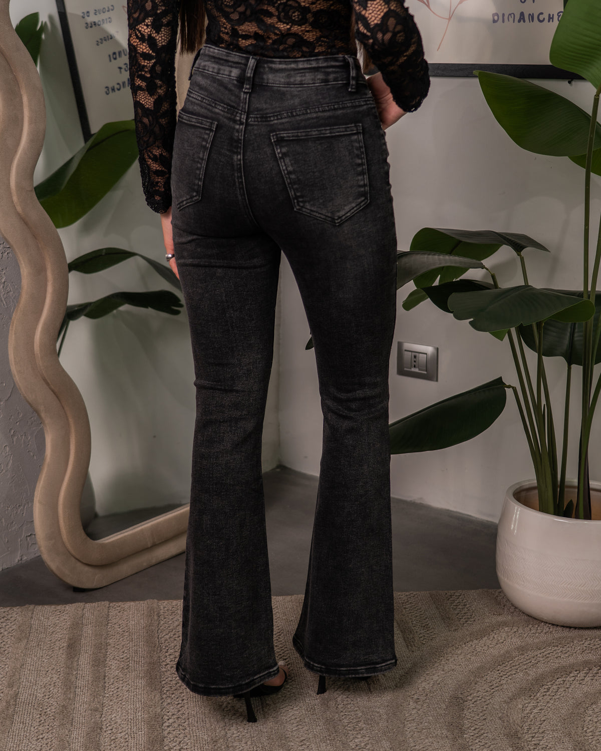 Jeans Stellato Nero