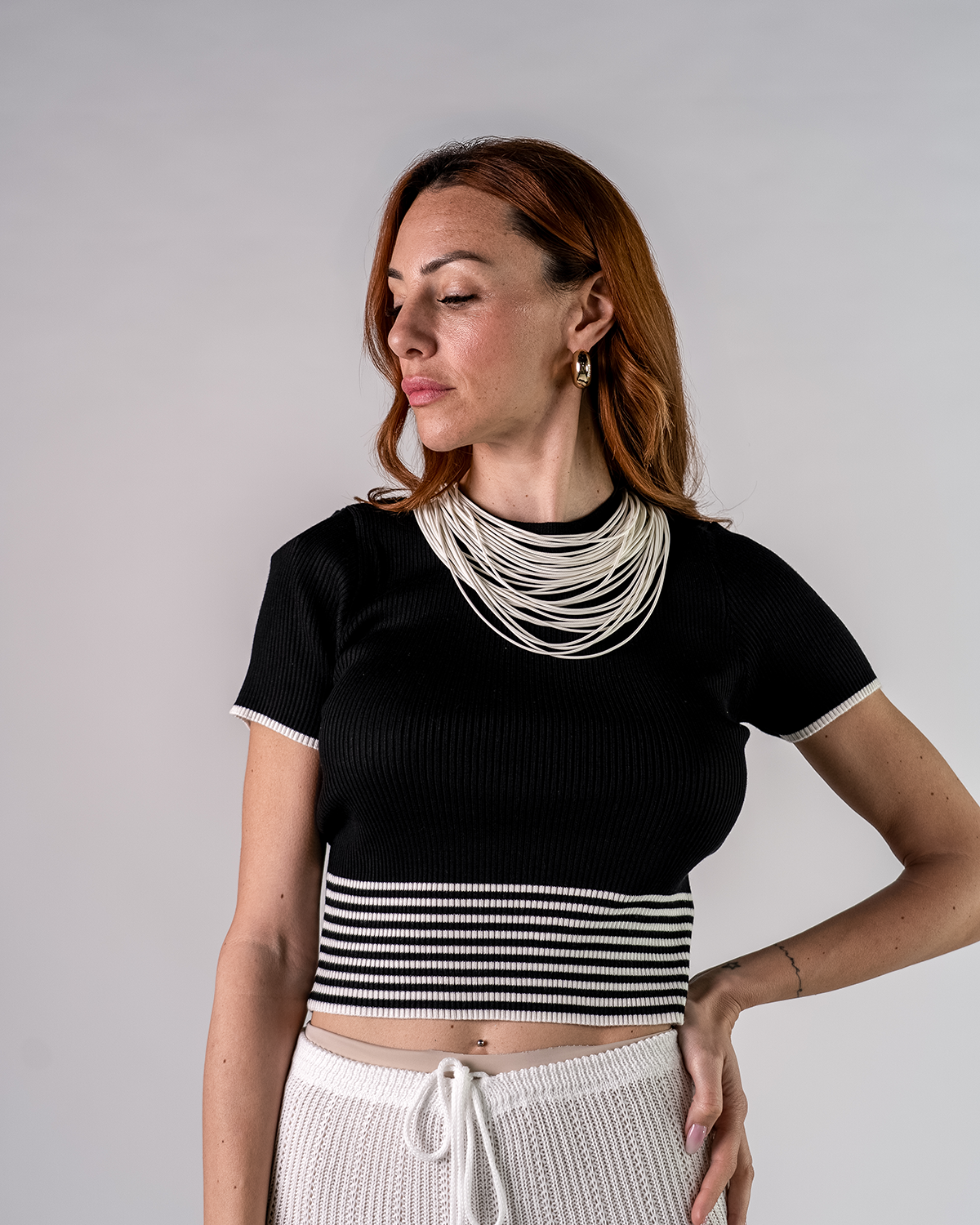 Crop Top a Costine