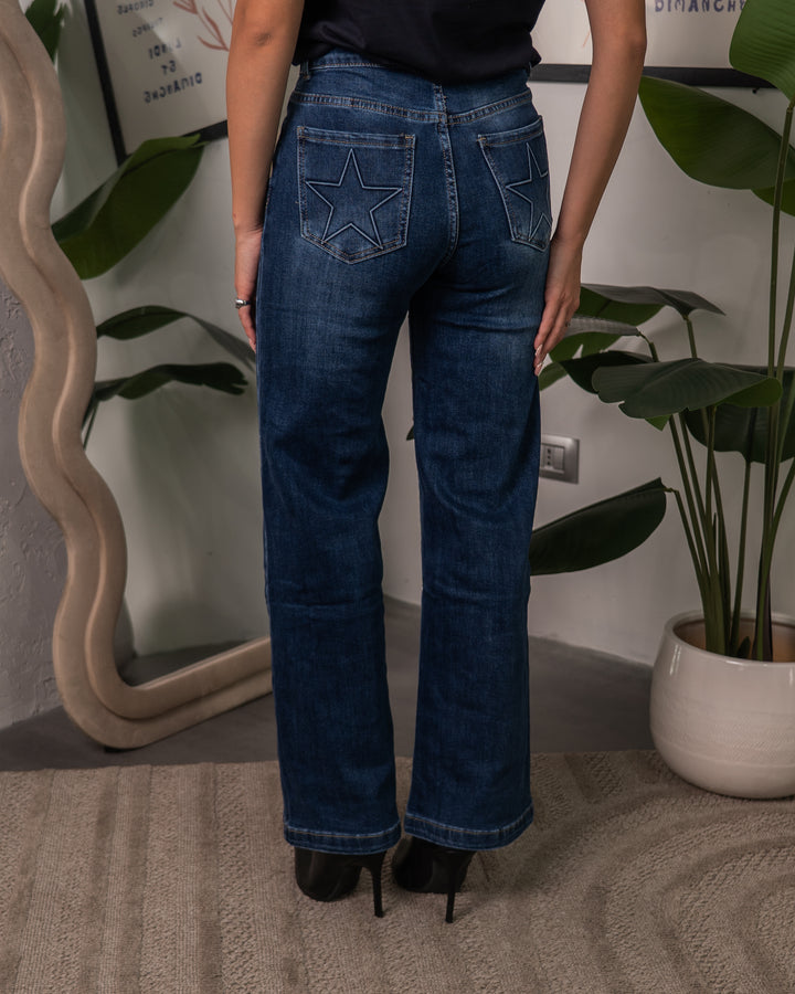 Jeans Tasche Stelle