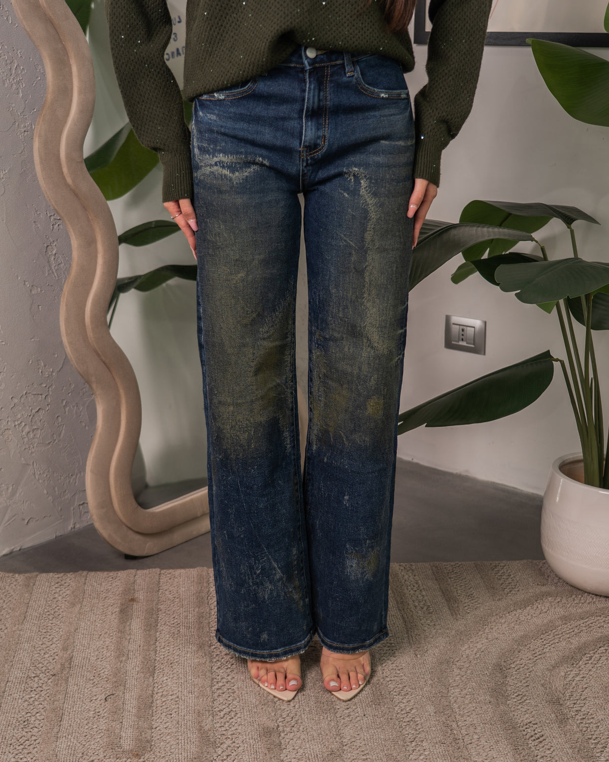 Jeans Vintage Sfumato Oro