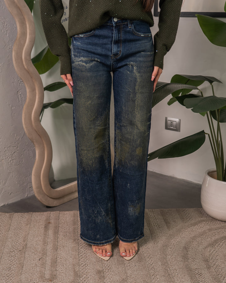 Jeans Vintage Sfumato Oro