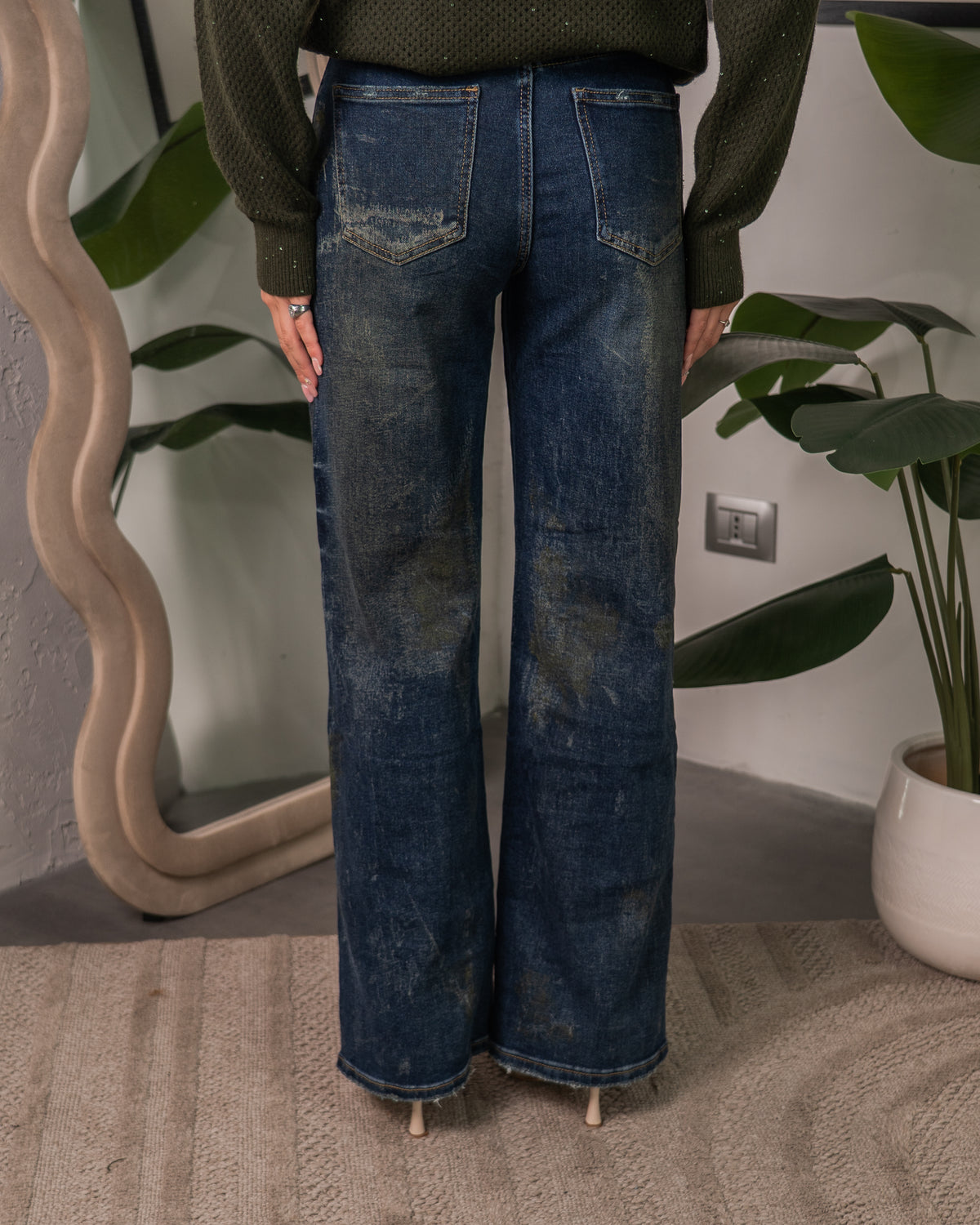 Jeans Vintage Sfumato Oro