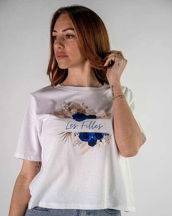 T-shirt Blue Rose