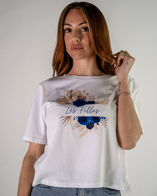 T-shirt Blue Rose