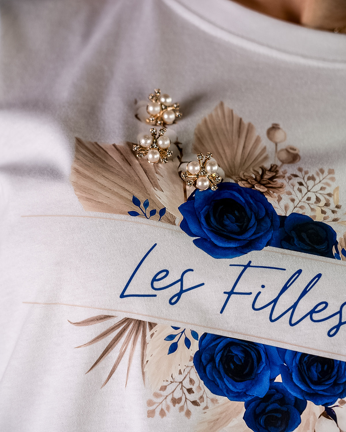 T-shirt Blue Rose
