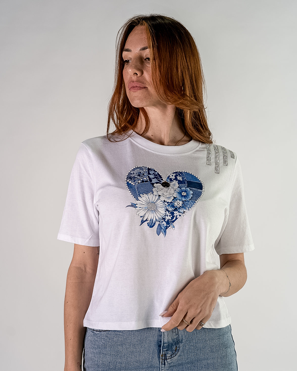 T-shirt in cotone Margherita