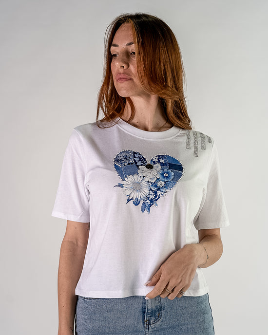 T-shirt in cotone Margherita
