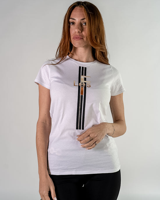 T shirt con logo stampato