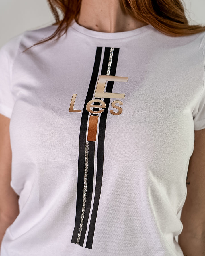 T shirt con logo stampato