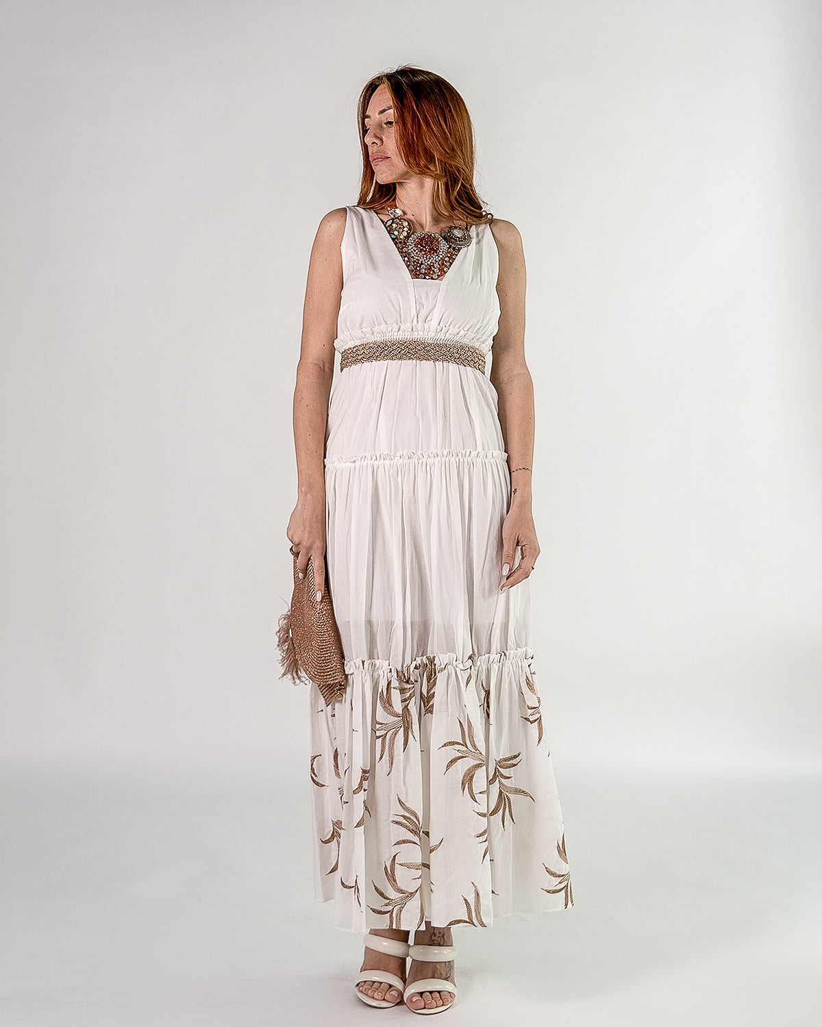 Maxi Dress Balze & Fiori