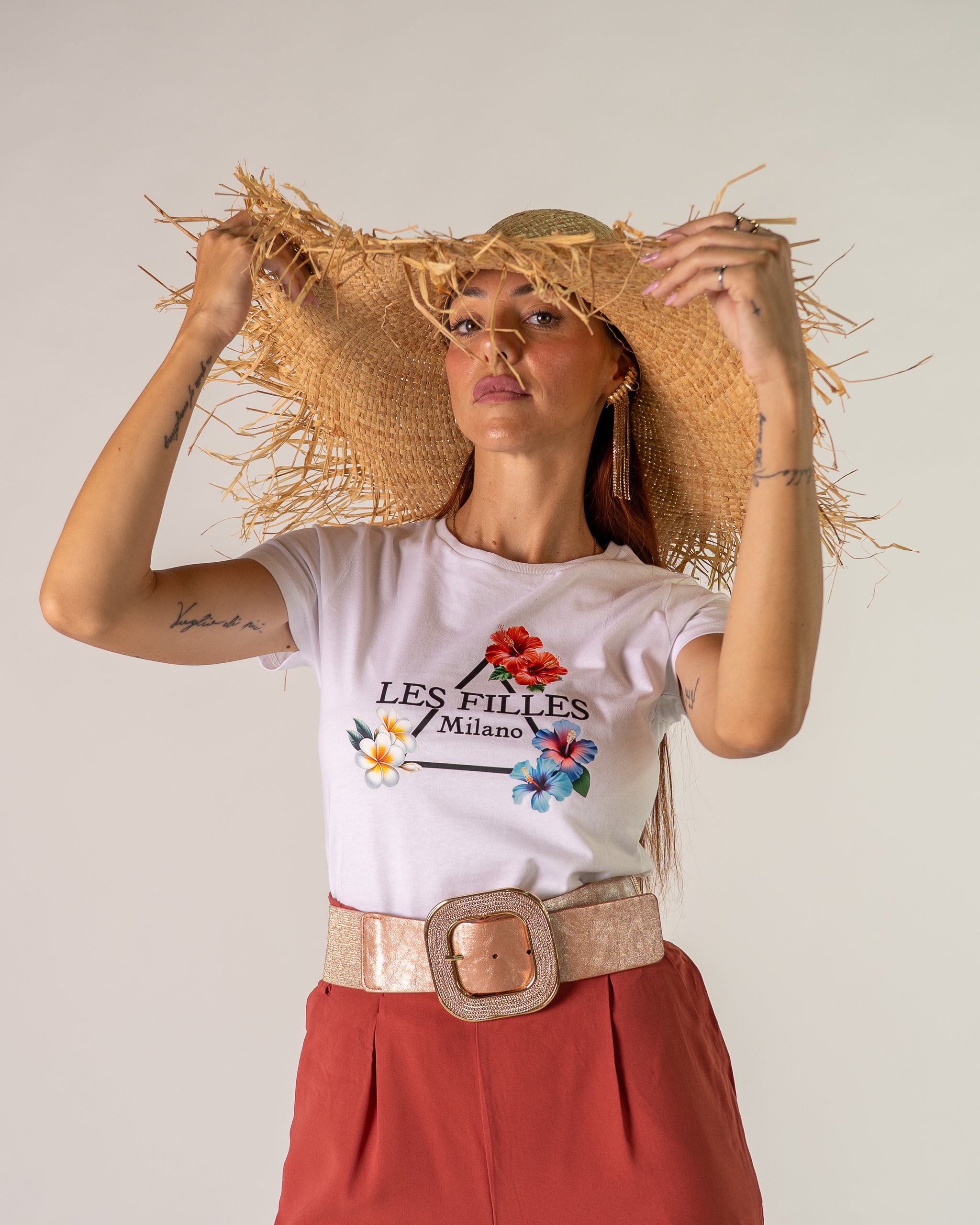 T-shirt les filles Tropicale