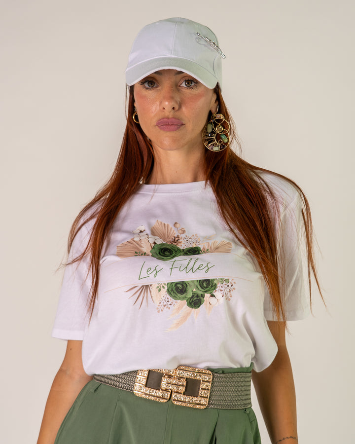 T-shirt bouquet les filles