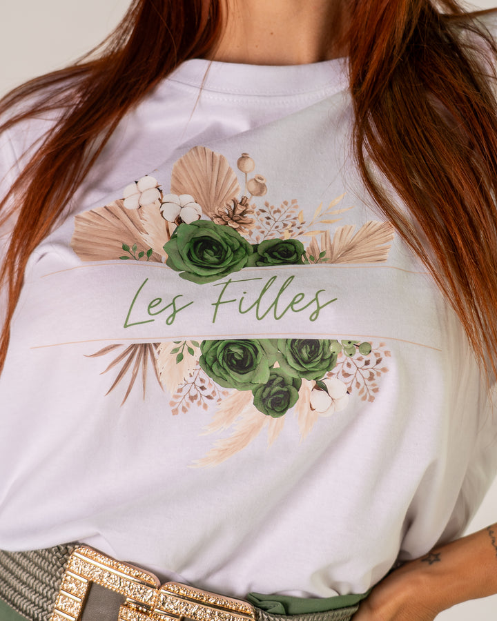 T-shirt bouquet les filles