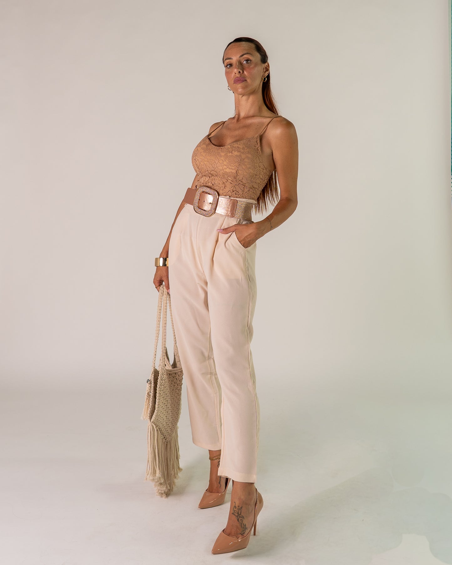 Top Crochet Capri