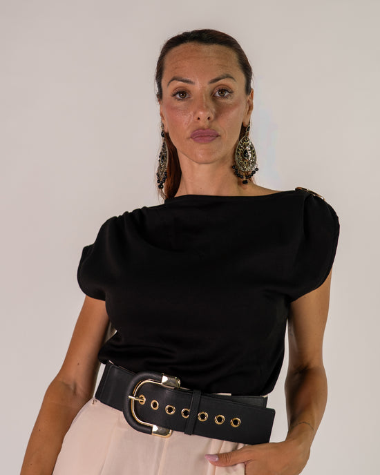 Maglia Drappeggio Iris