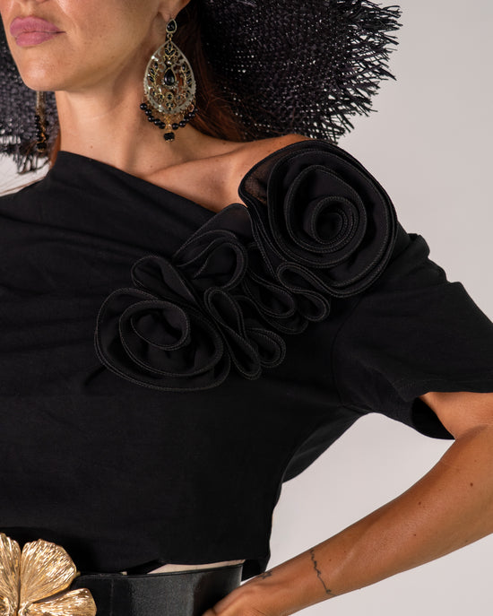 T-shirt Monospalla Fiore