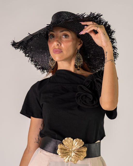 T-shirt Monospalla Fiore