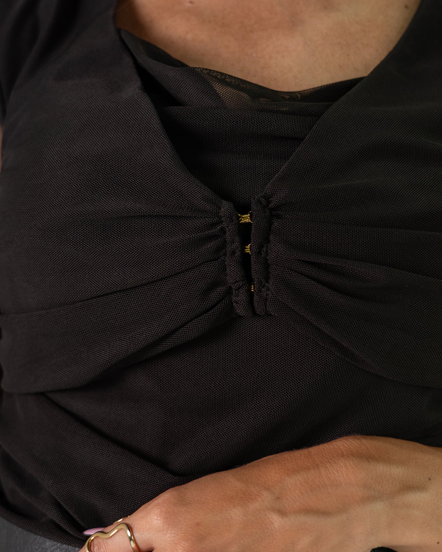 Set Top e Coprispalle in Tulle