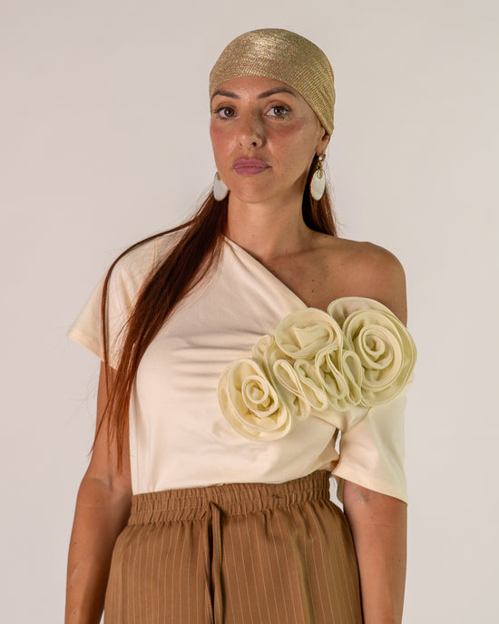 T-shirt Monospalla Fiore