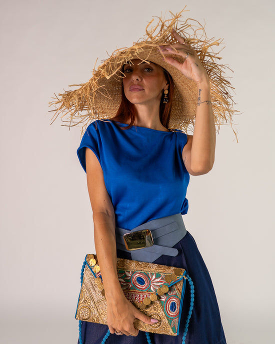 Maglia Drappeggio Iris