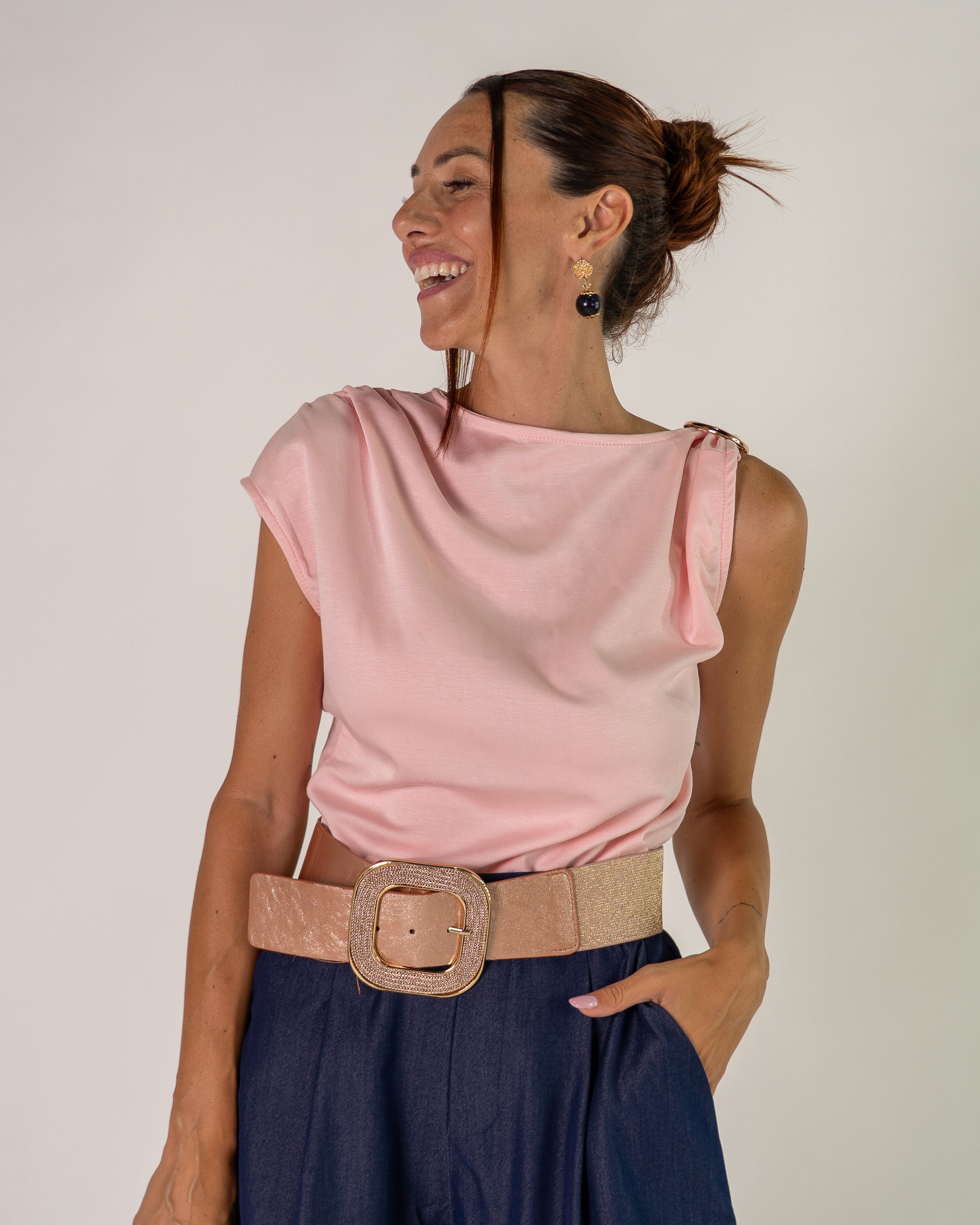 Maglia Drappeggio Iris