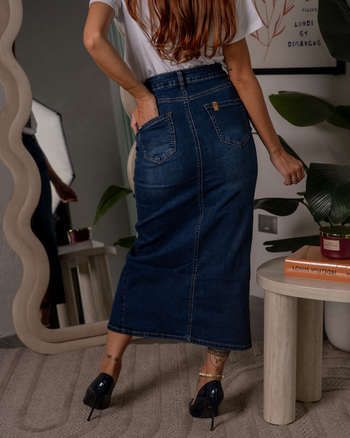 Gonna lunga di jeans F/W