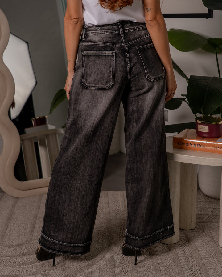 Jeans sfumato grigio/nero F/W