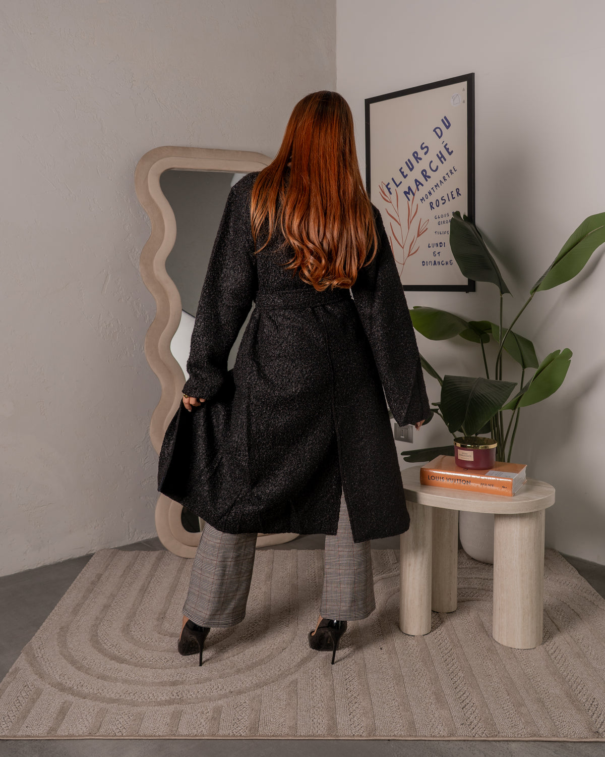 Cappotto lungo in bouclè F/W