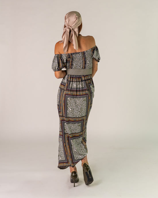 Abito Bardot Boho Nero