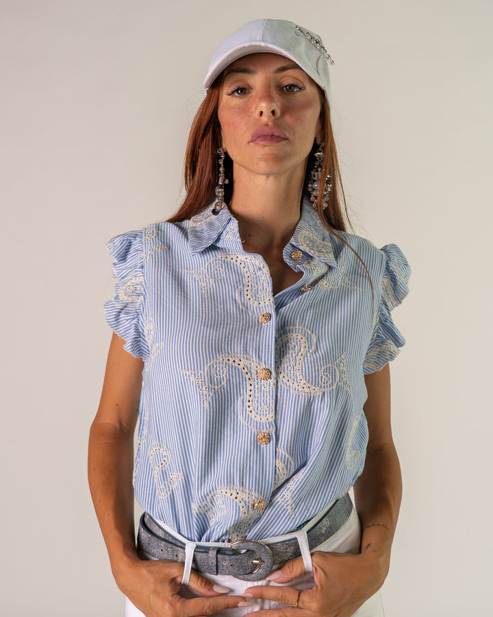Camicia Amalfi Celeste