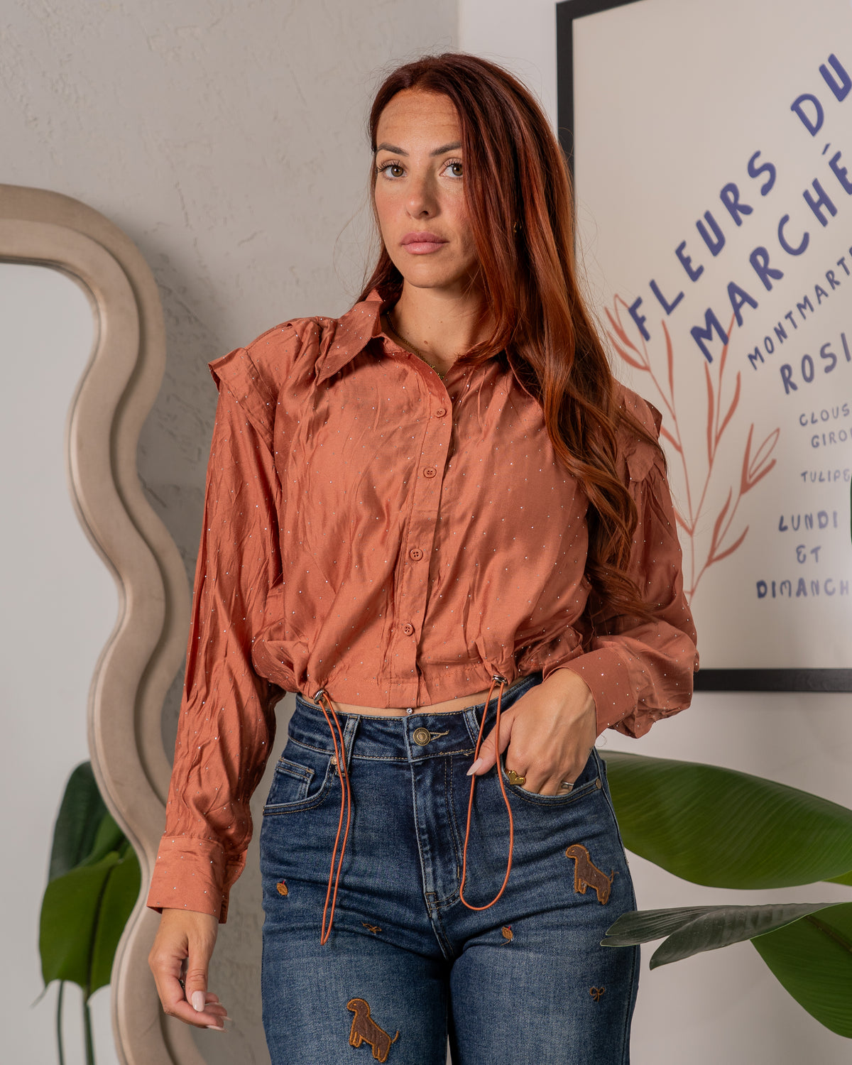 Camicia con Borchie