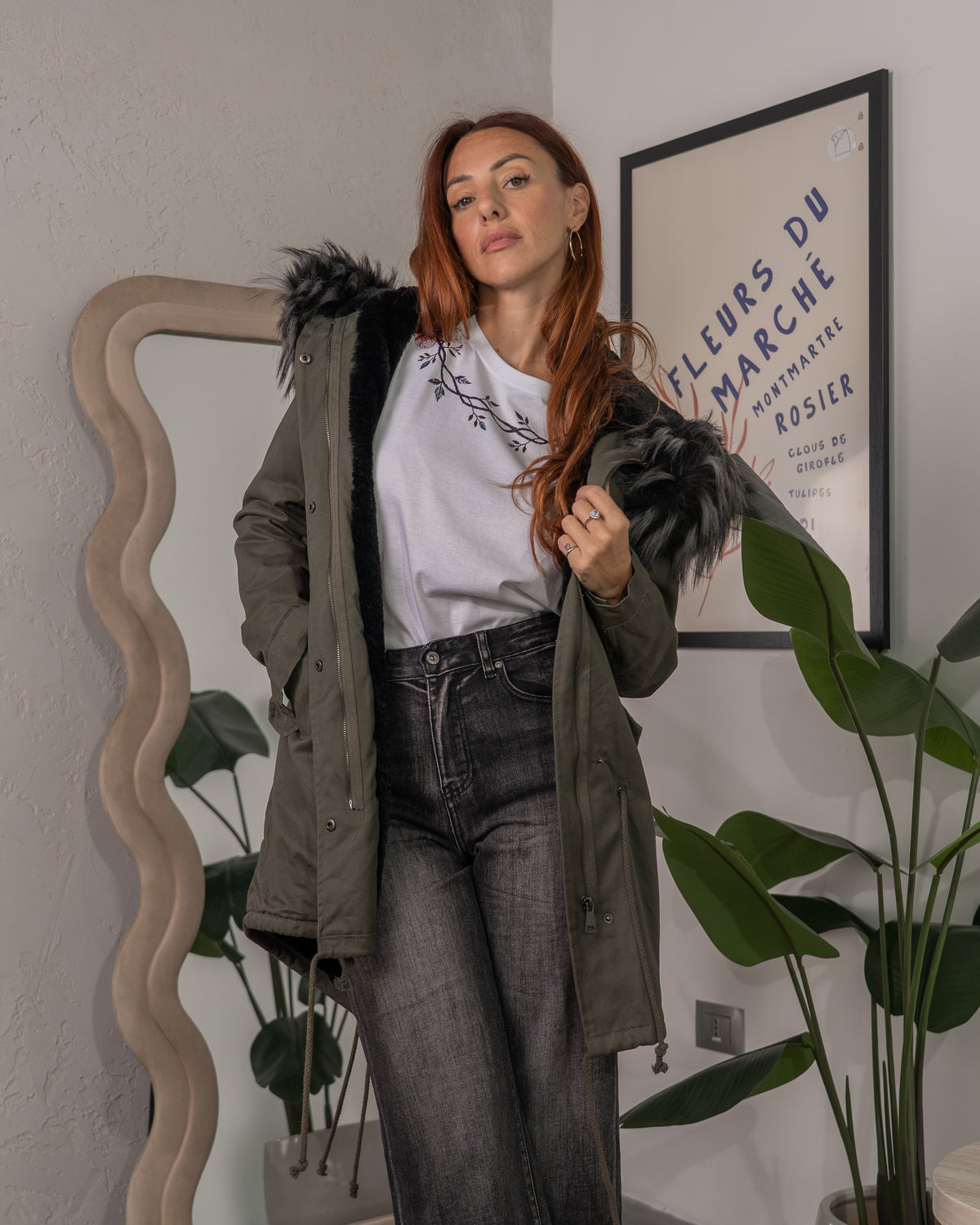 Parka Urban con Cappuccio Ecopelliccia