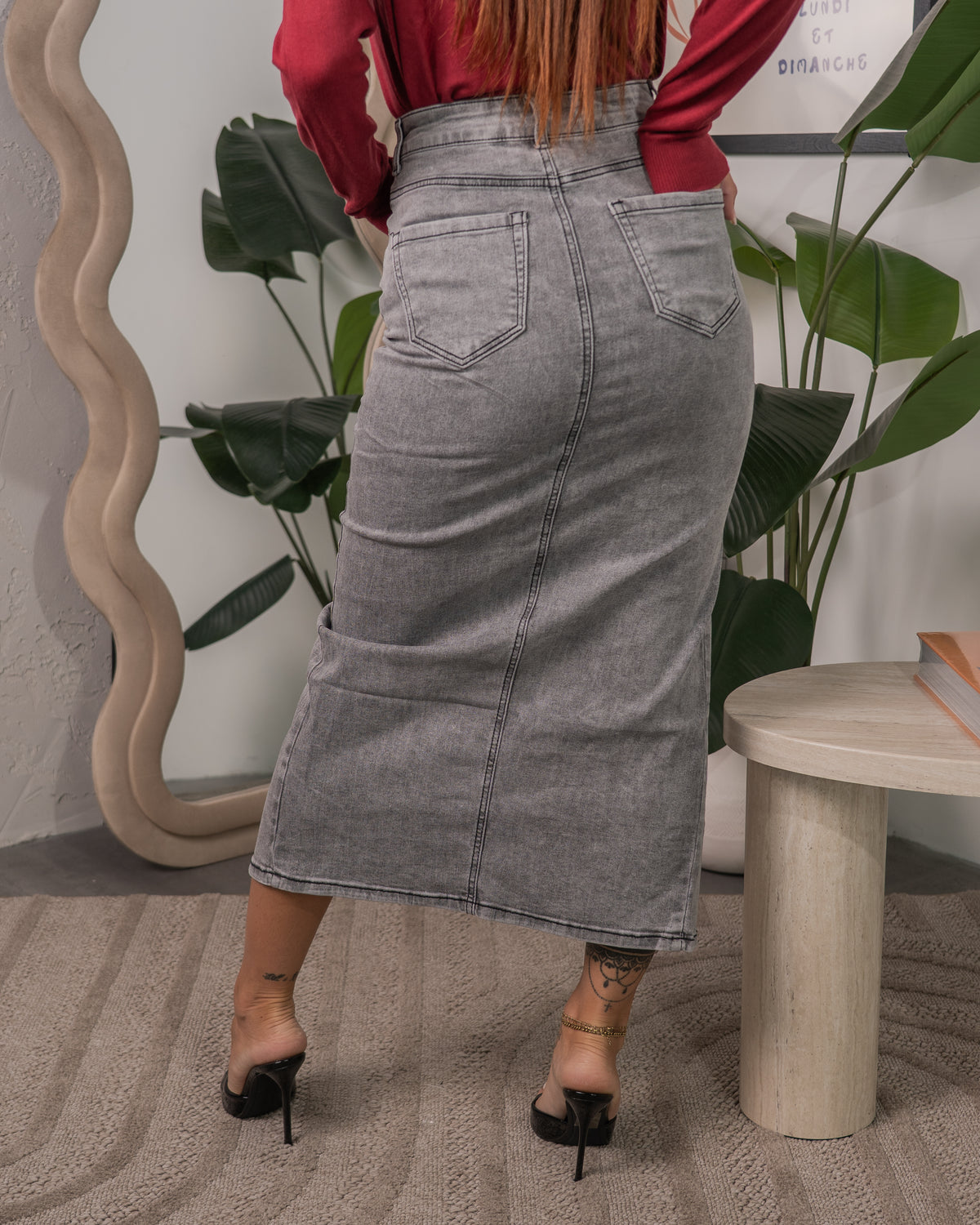 Gonna lunga di jeans F/W